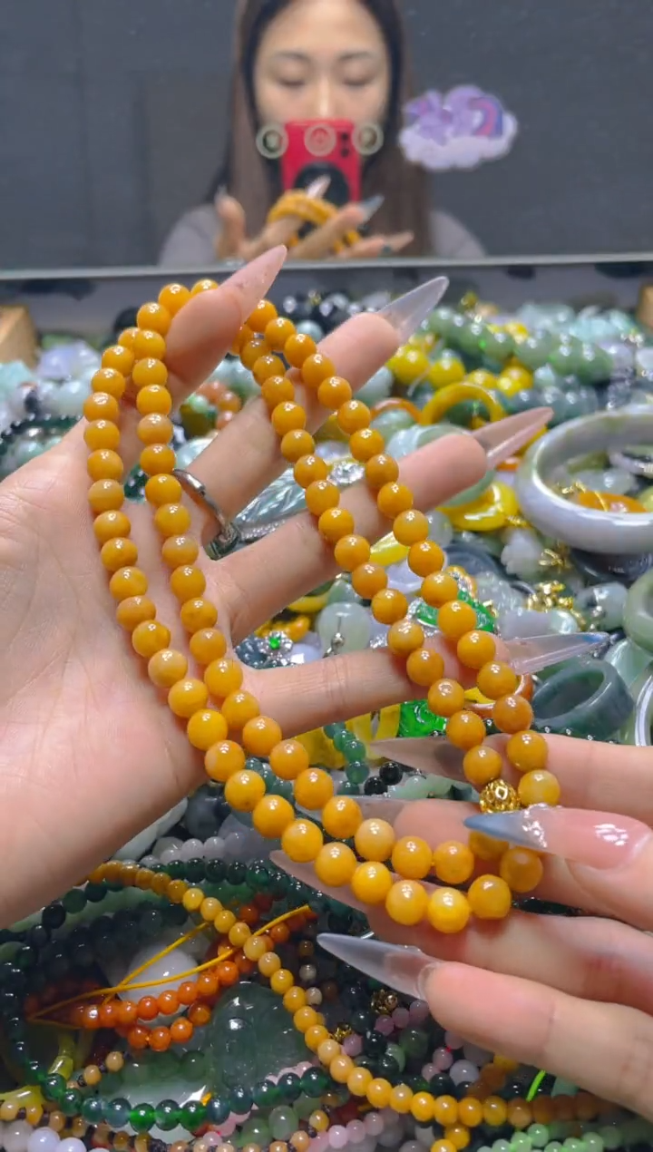 颈饰未镶嵌翡翠8MM