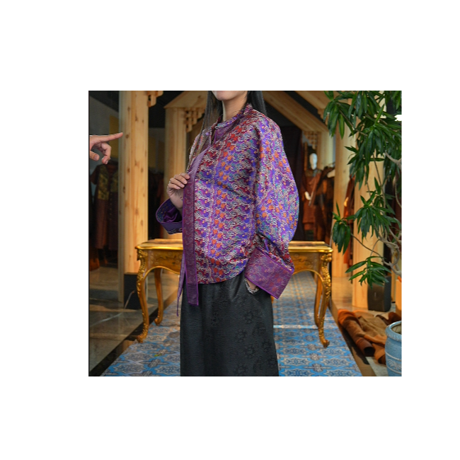 【万象有衣】万世如意-原创设计师款双面穿上衣-7080