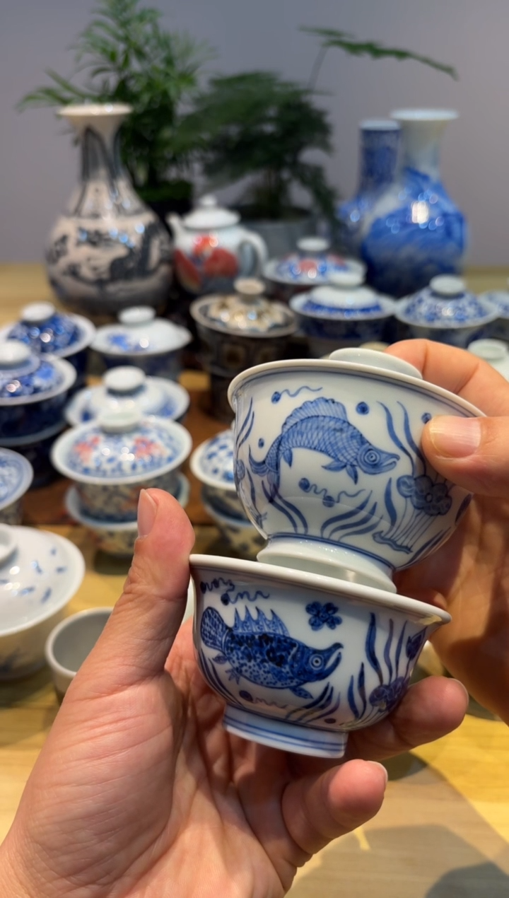 【闪购商品】景德镇手绘茶具........