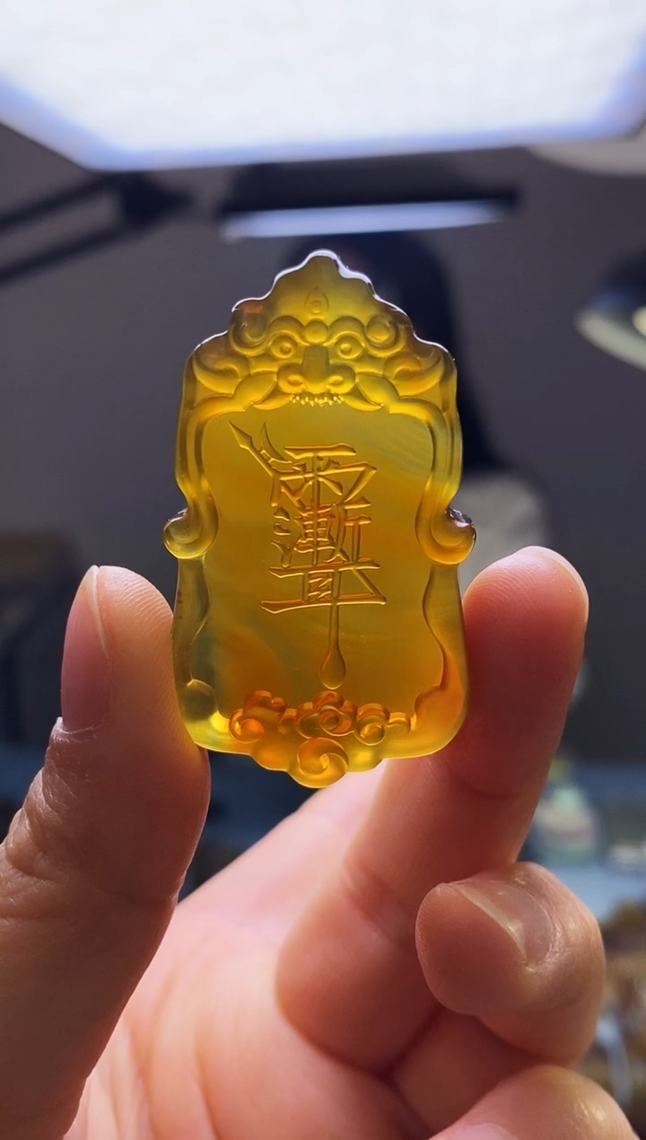 【闪购商品】琥珀颈饰未镶嵌SN2-49（紫薇讳）