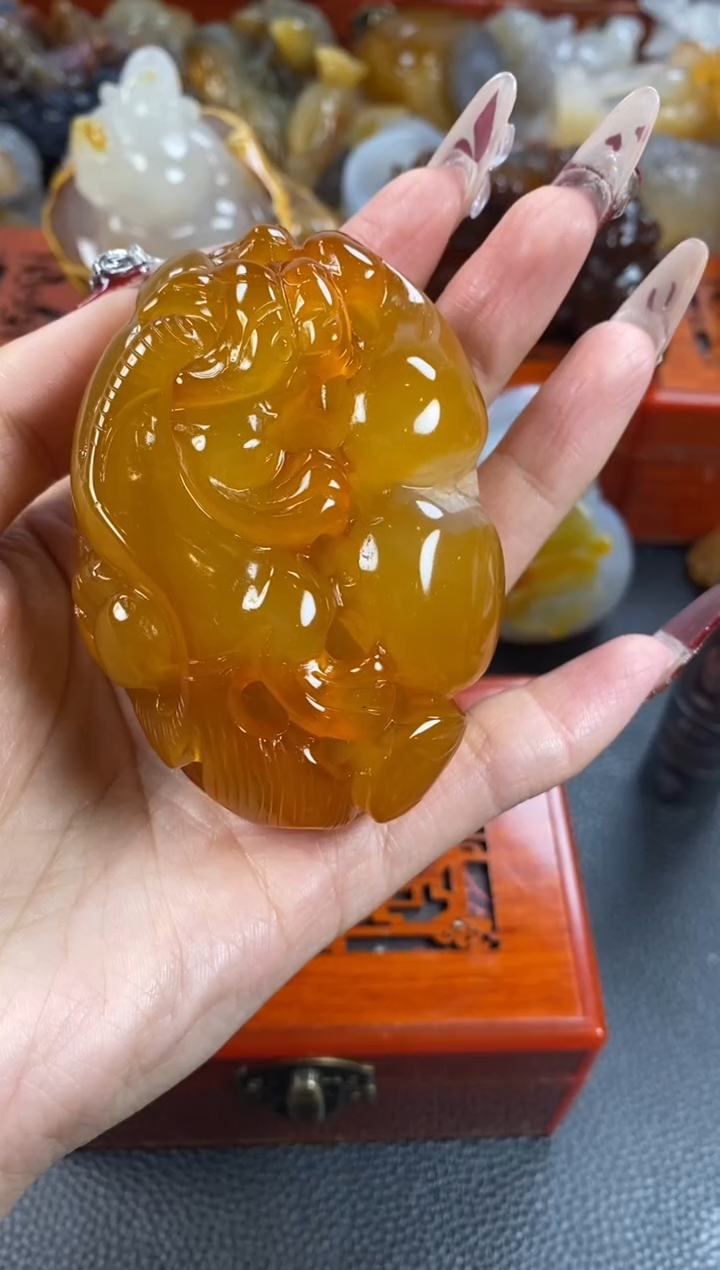 【闪购商品】玛瑙/玉髓手把未镶嵌1