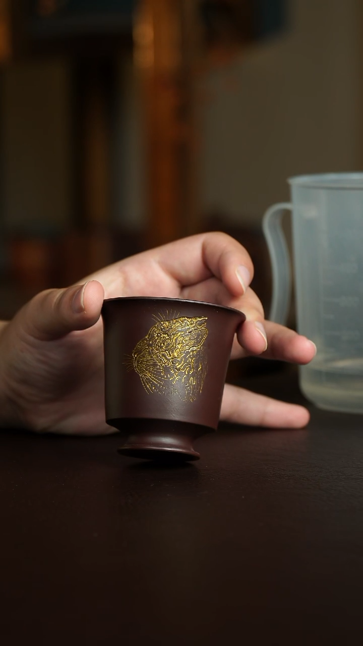 茶杯紫砂27号宜兴原矿紫砂作品