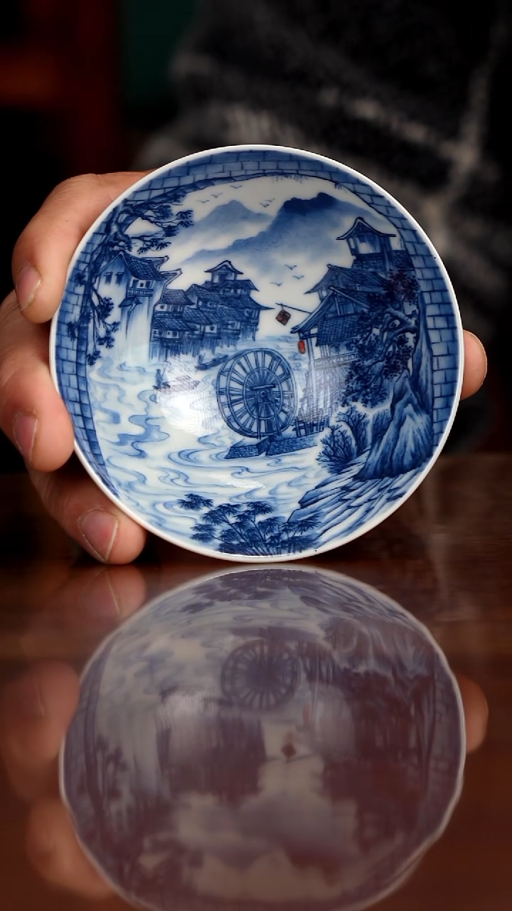 景琳藏青花古镇余韵