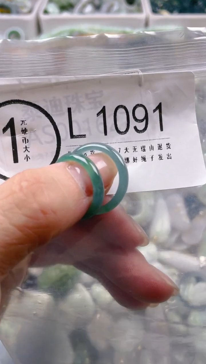 【闪购商品】翡翠颈饰未镶嵌14-17/L/翡翠A货一图一物