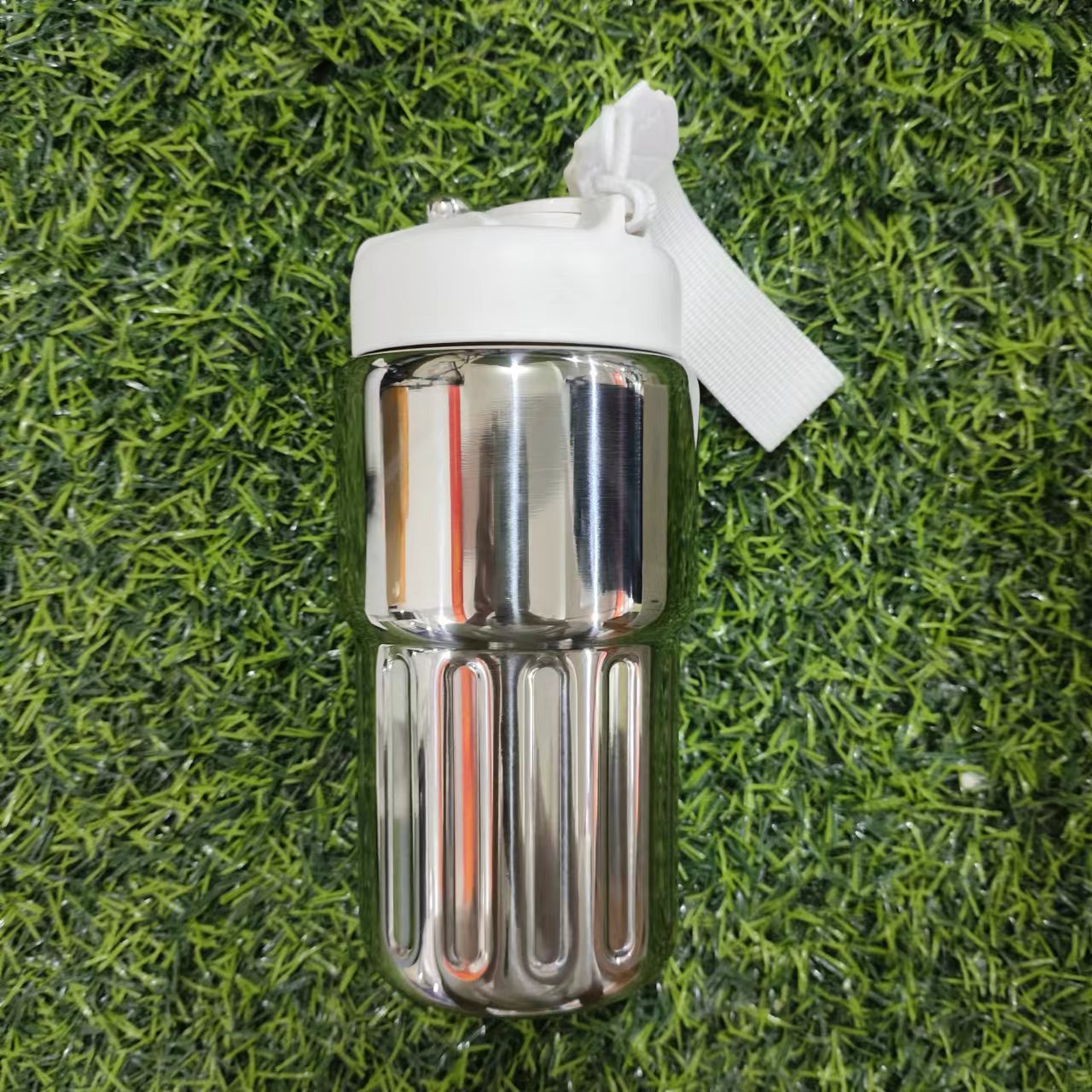 条纹咖啡杯-智能内喷款