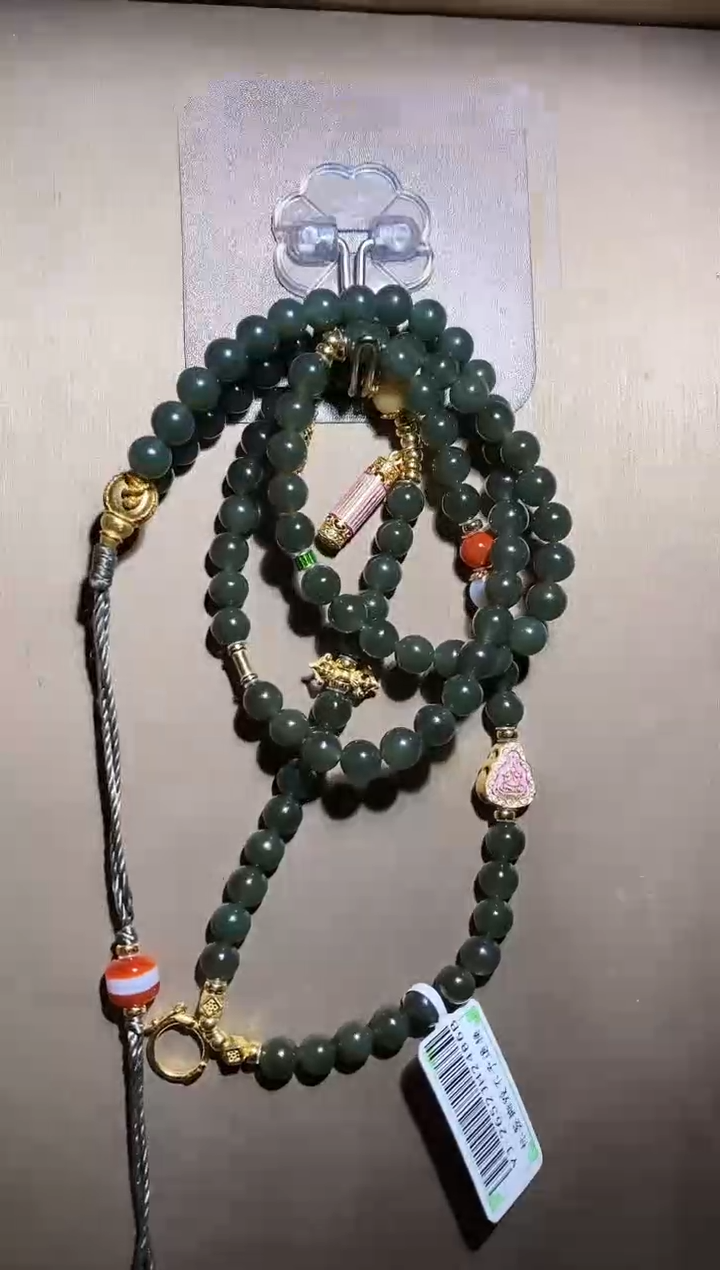 【闪购商品】和田玉颈饰未镶嵌X09805塔青万能链