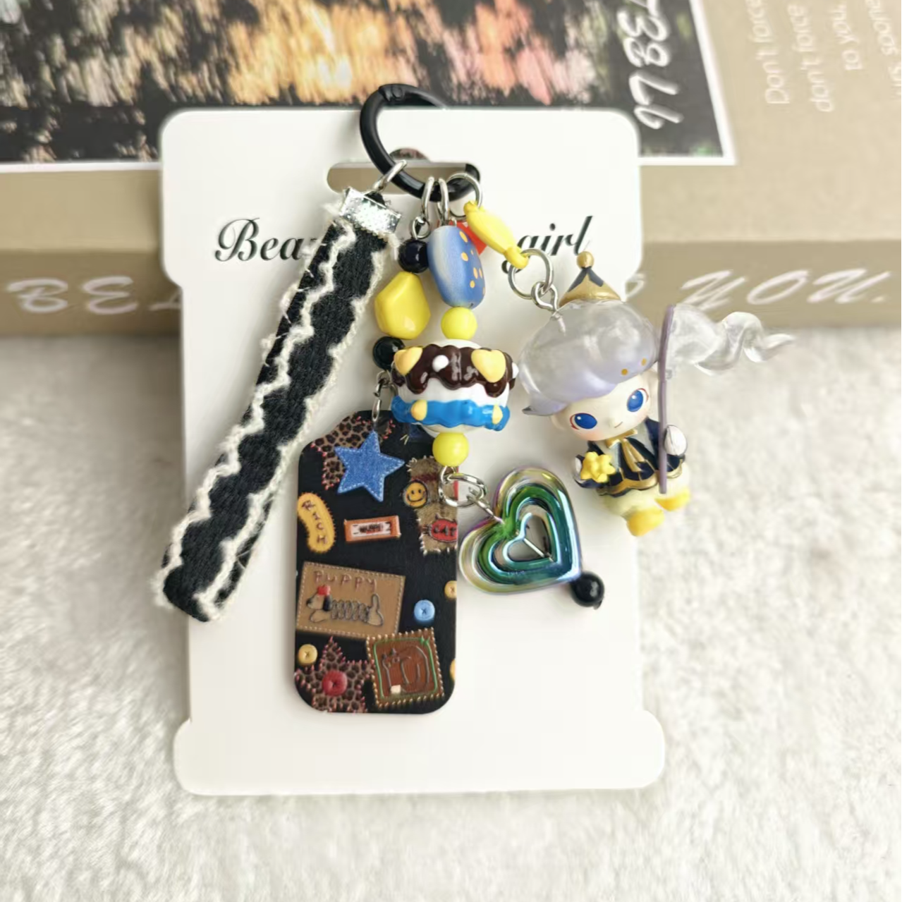 萌粒改娃钥匙扣手机链包挂件