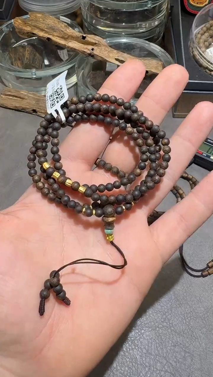 【闪购商品】沉香手串虫漏沉香多圈
