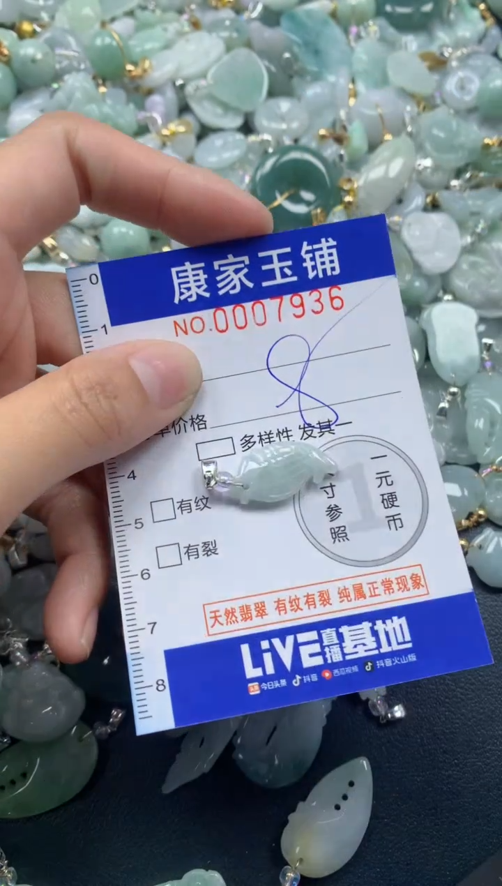 颈饰未镶嵌翡翠7936