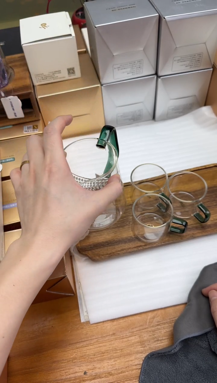 风谜新月茶器墨绿+风谜臻悦杯墨绿