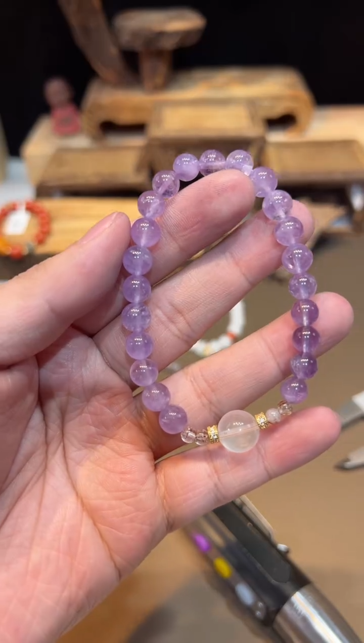 水晶手链未镶嵌手饰@@F5128