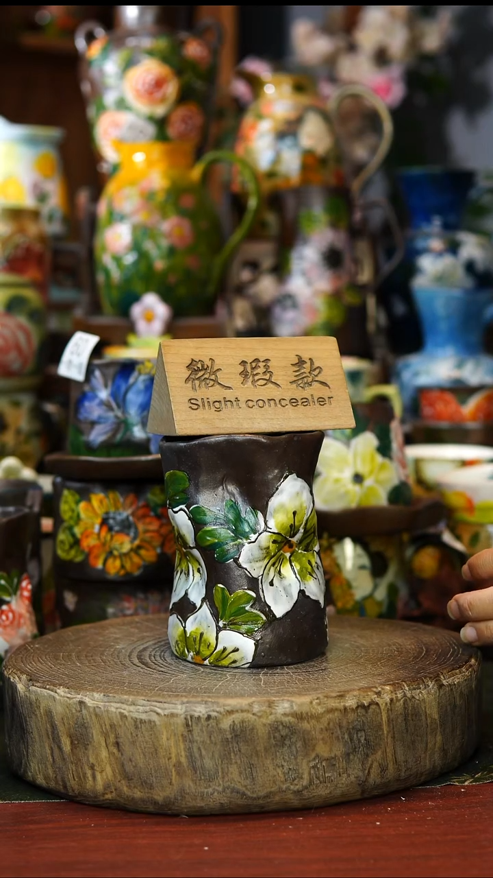 陶瓷76景德镇手工手绘釉下彩