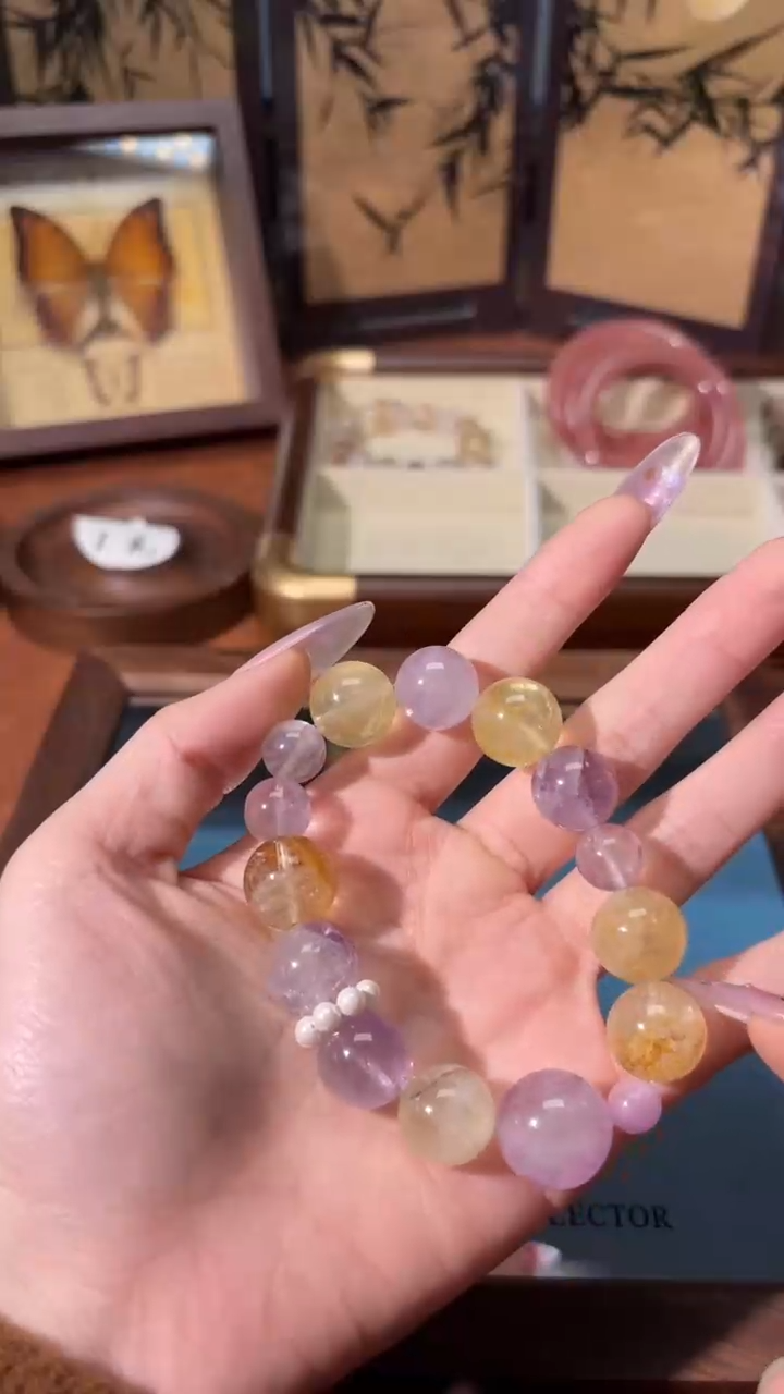 未镶嵌手串水晶随*，1