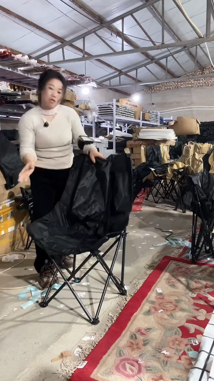 铁高背月亮椅   黑色