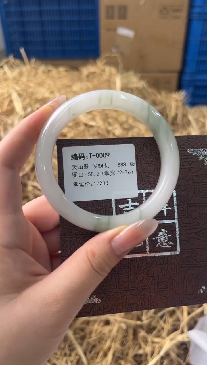 未镶嵌手镯石英质玉T-0009