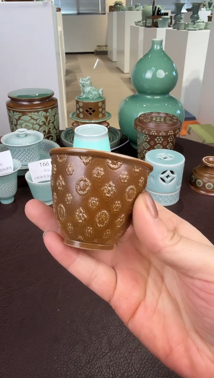 青瓷手工茶器包邮不带礼盒