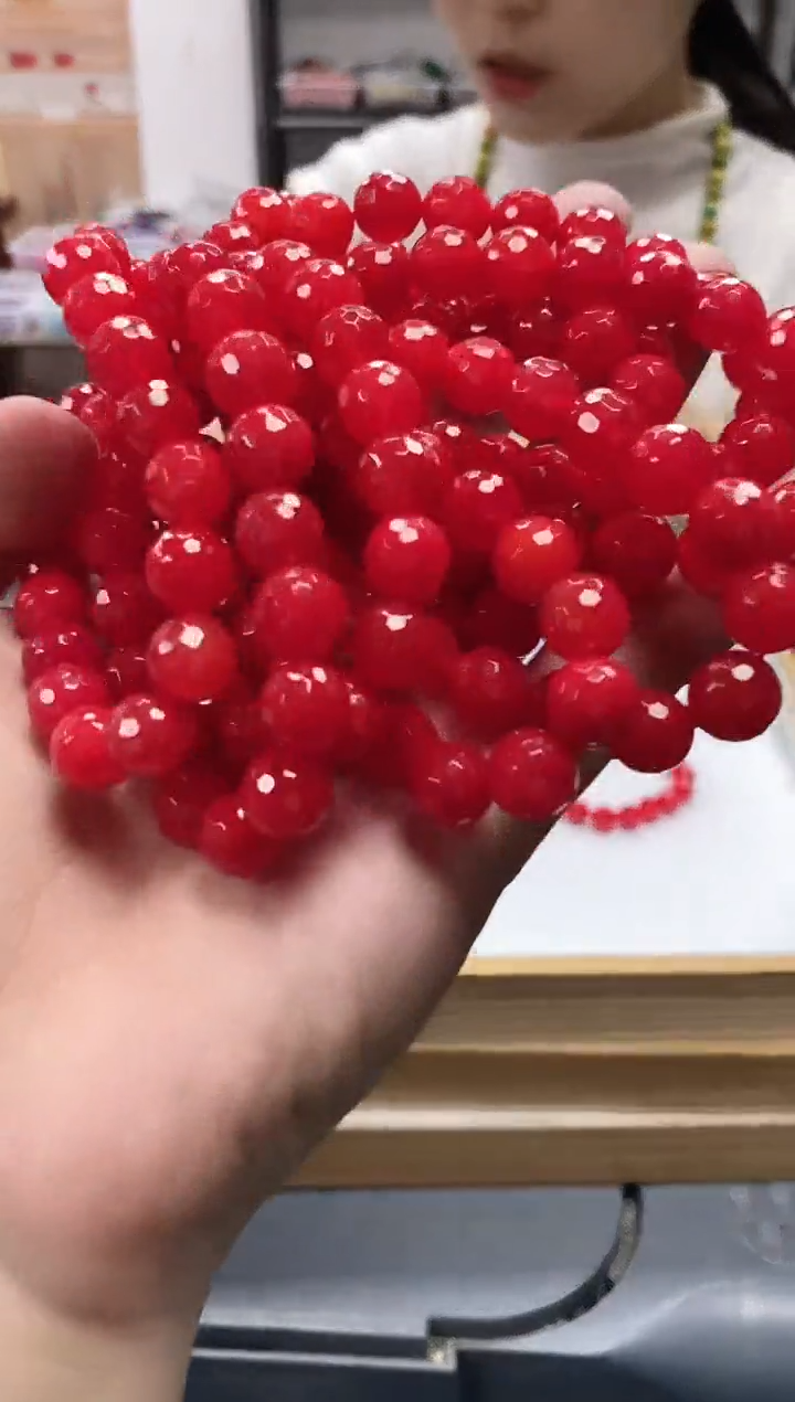 未镶嵌手串玛瑙/玉髓hjt钻切