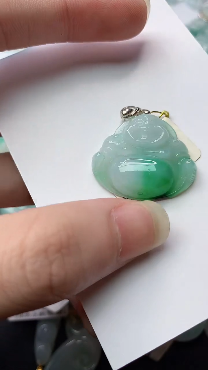 【闪购商品】翡翠颈饰银S925镶嵌24............