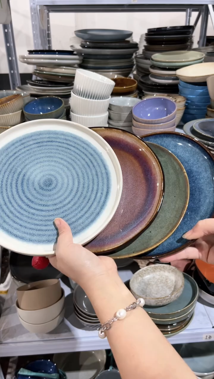 【闪购商品】瓷片外贸尾货瑕疵满20包邮X4 小盘组合