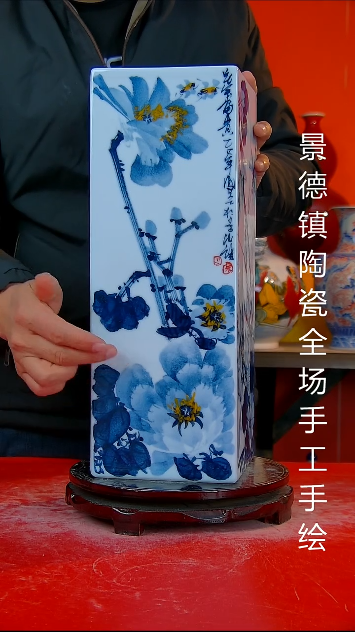 摆件陶瓷景德镇陶瓷 全场手工手绘