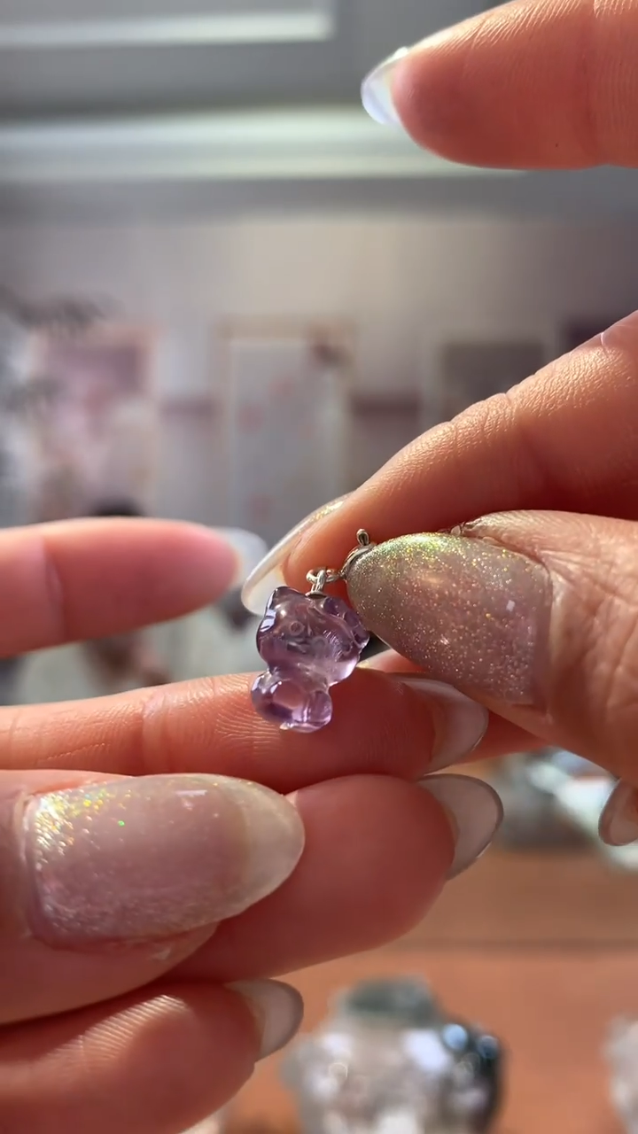 【闪购商品】水晶挂件未镶嵌kiti猫小滴溜