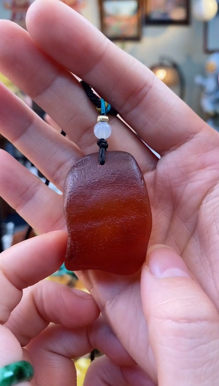 【闪购商品】琥珀颈饰未镶嵌吊坠