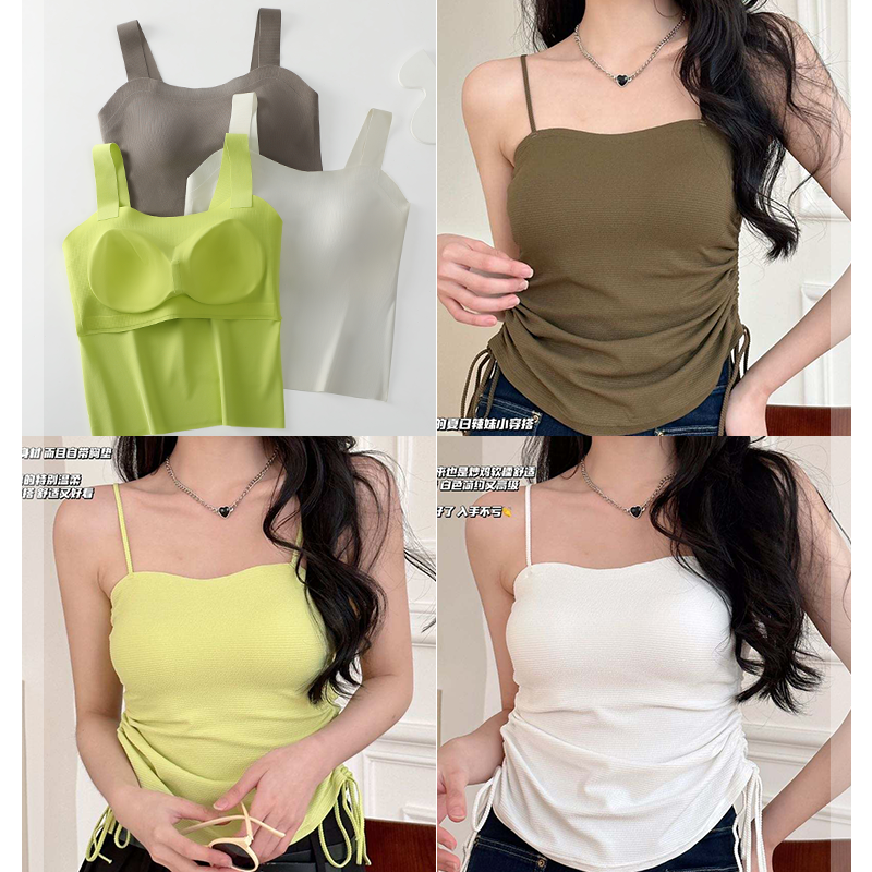 【反季清货】背心打底聚拢一字肩美背小胸显大固定杯内搭外穿