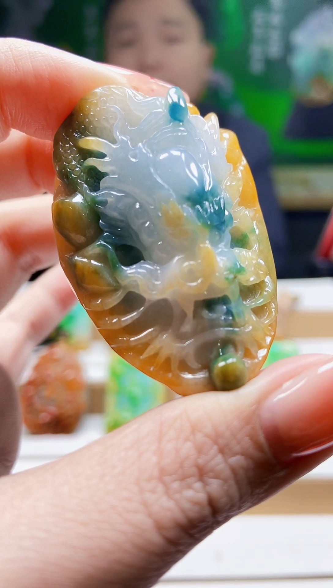 颈饰未镶嵌翡翠翡翠A货