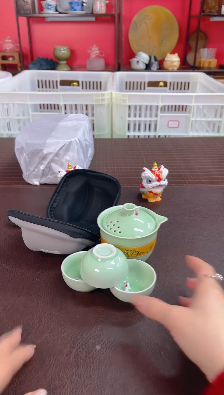 【闪购商品】瓷片【沉鱼茶器】清货底价 库存单一