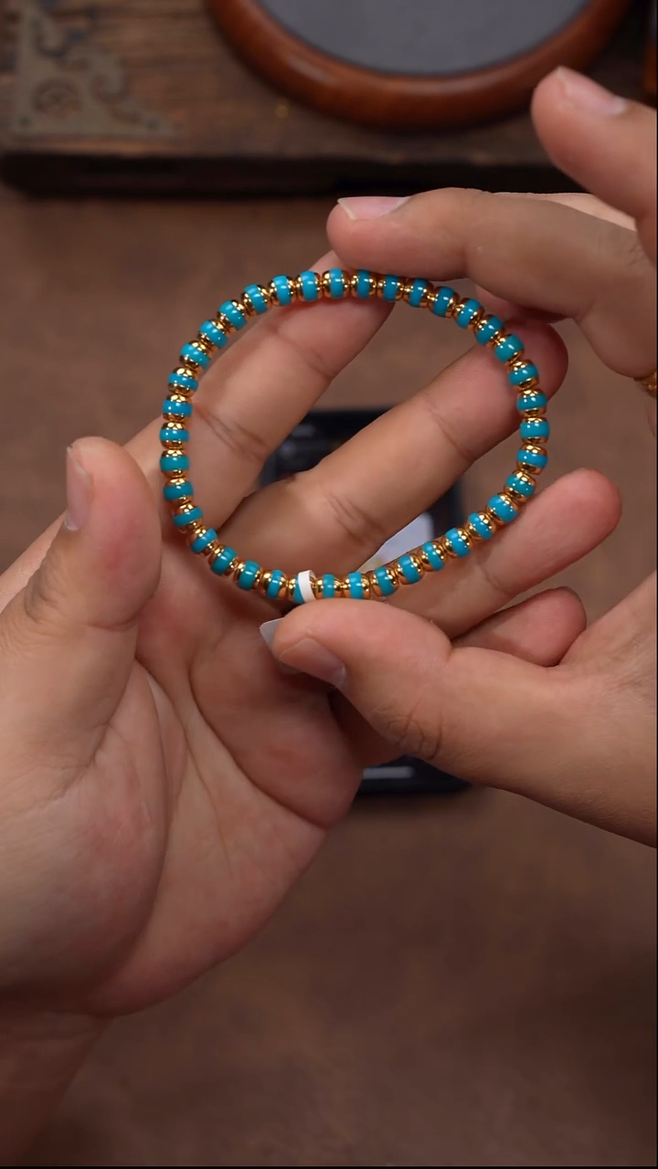 未镶嵌绿松石手串绿松石手串