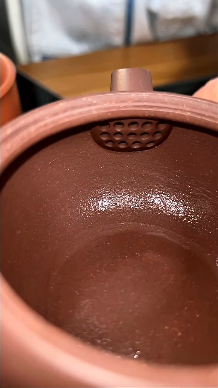 【闪购商品】紫砂茶壶大水潭中槽青一片瓦180cc