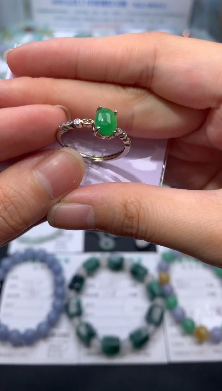 【闪购商品】定制翡翠银S925镶嵌模式推广期24小时鉴赏期