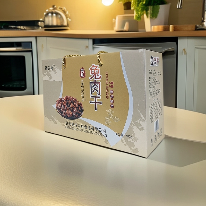 精品装兔肉干500克