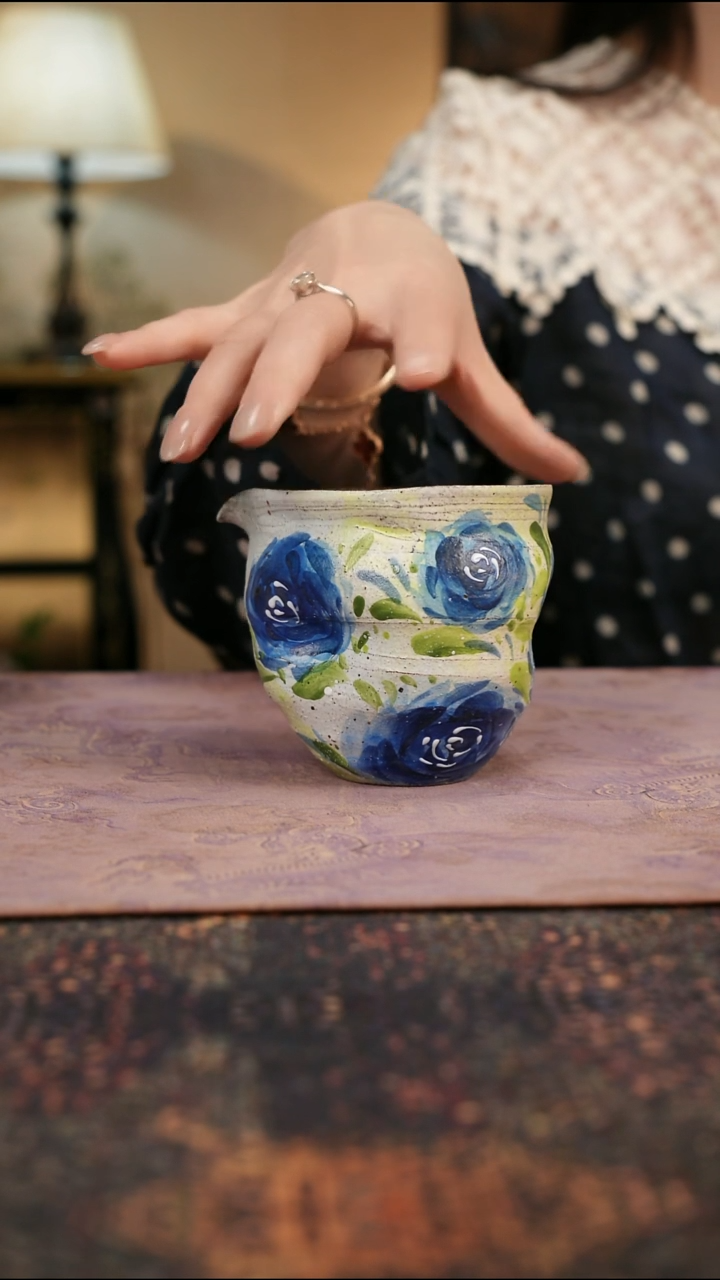 杯景德镇陶瓷杯碗柴烧多人