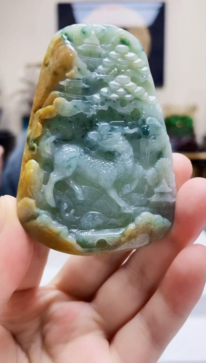 未镶嵌定制翡翠吊坠28