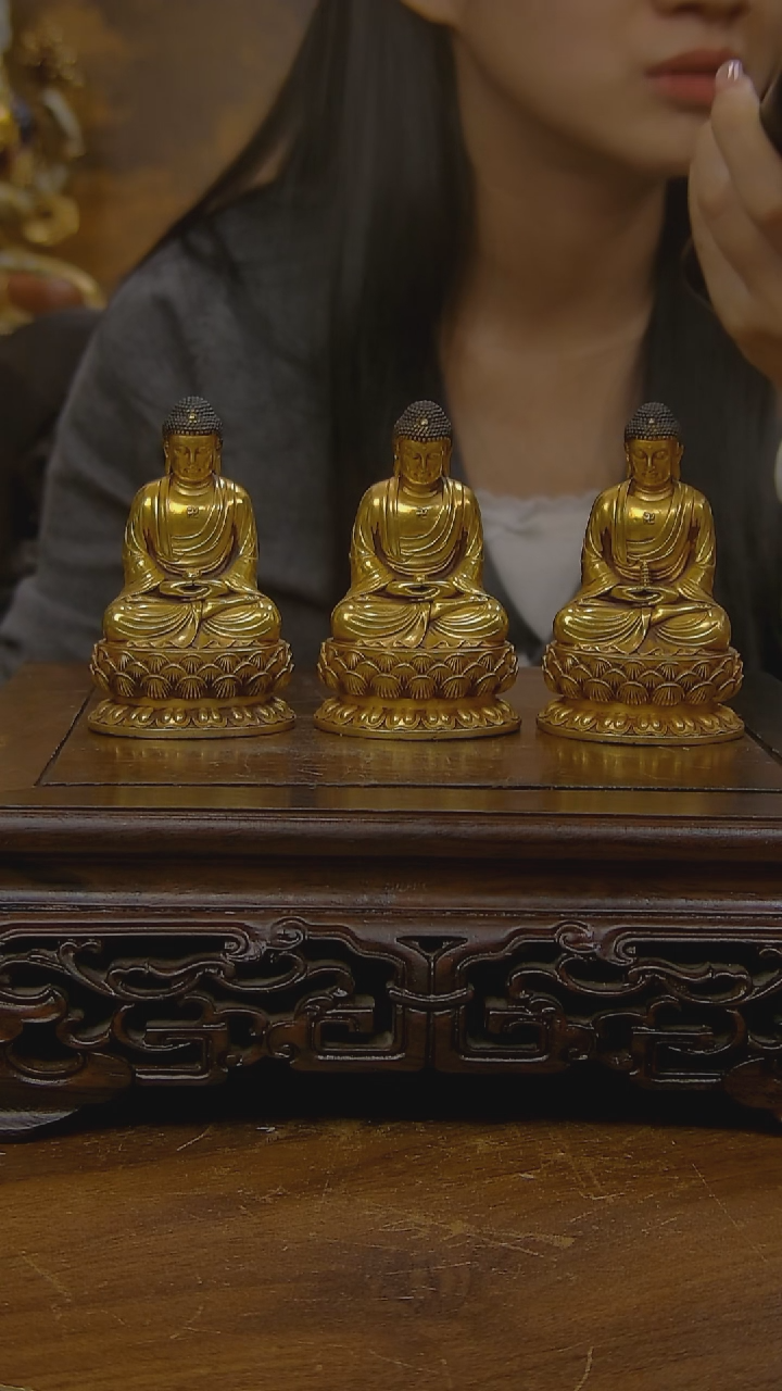 铜贡*三宝佛11111111