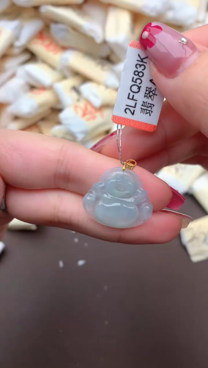 【闪购商品】翡翠挂件18K金镶嵌   一   