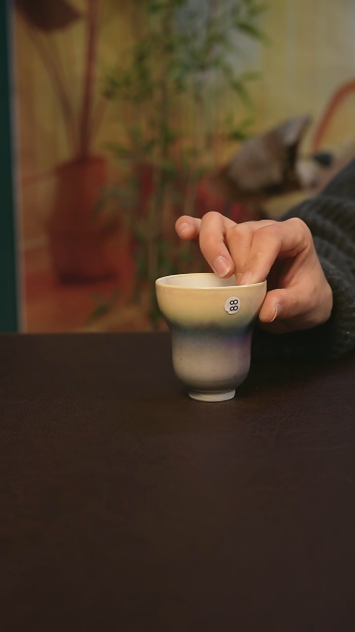 【闪购商品】景德镇陶瓷杯碗柴烧多人