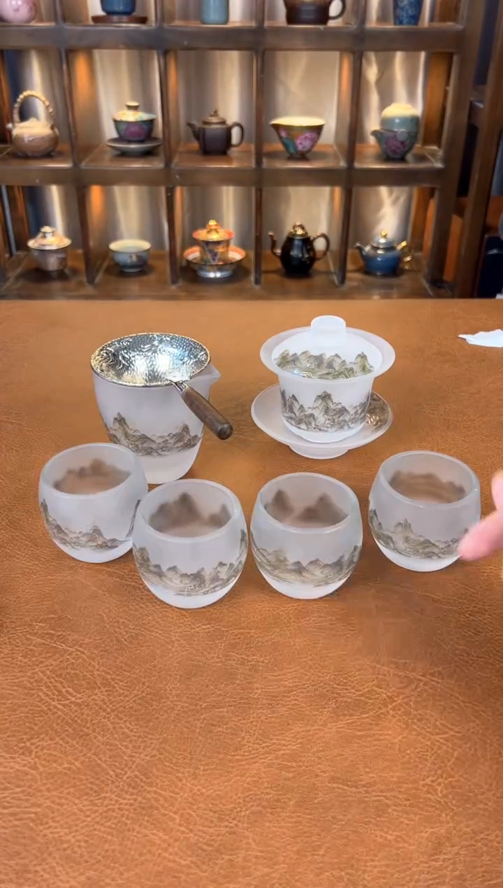  户外便携式家用旅行茶具带茶盘
