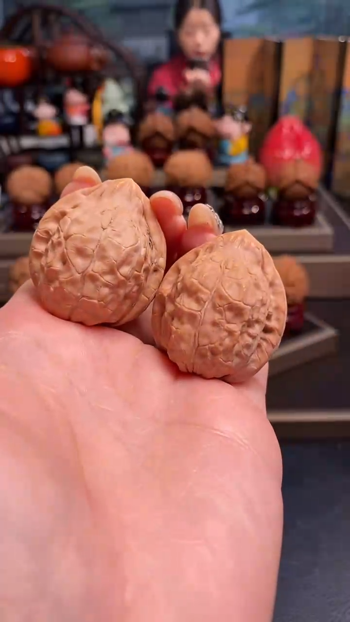 【闪购商品】文玩核桃把件B329龟甲纹34