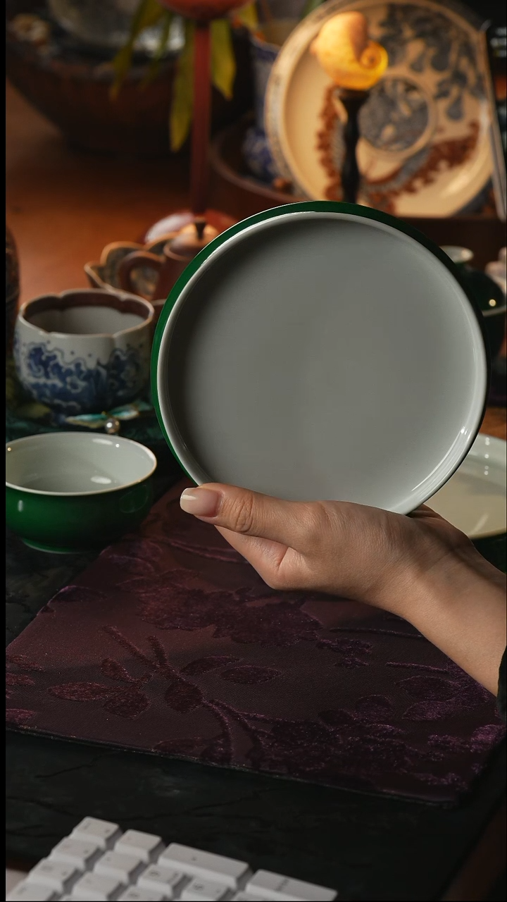 瓷片瓷唐里 浅口小壶承