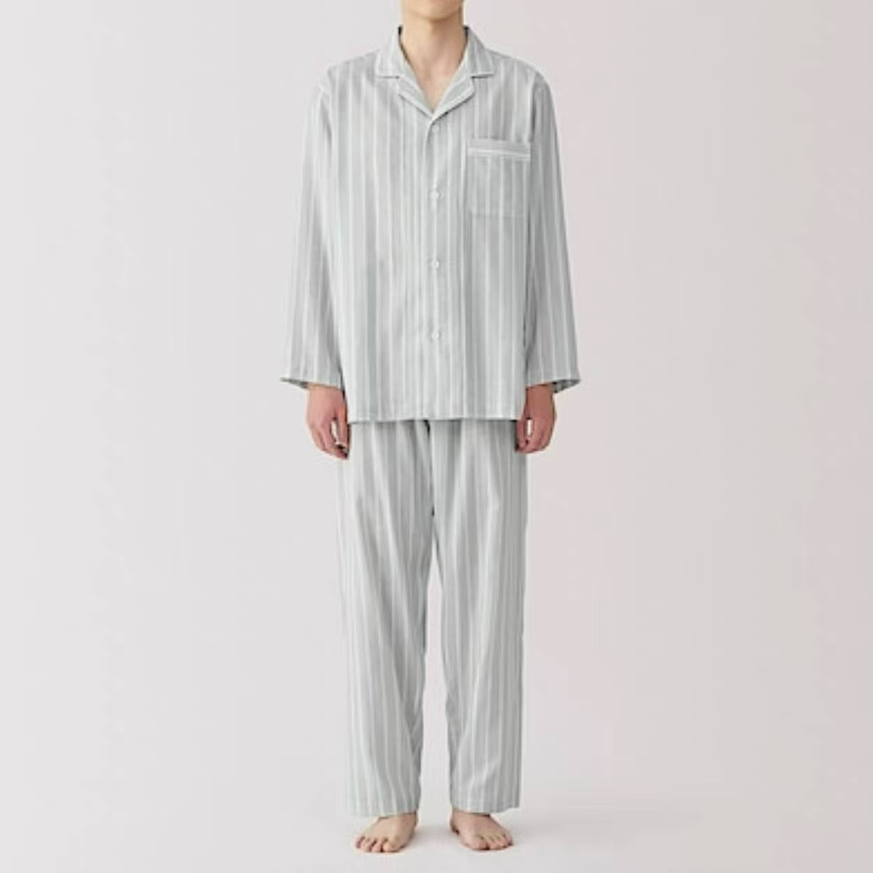 【创得甄选】纯棉会呼吸加密长袖长裤家居服透气排汗