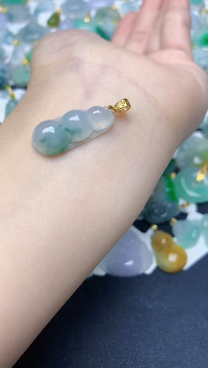 颈饰未镶嵌翡翠天然缅甸A货翡翠