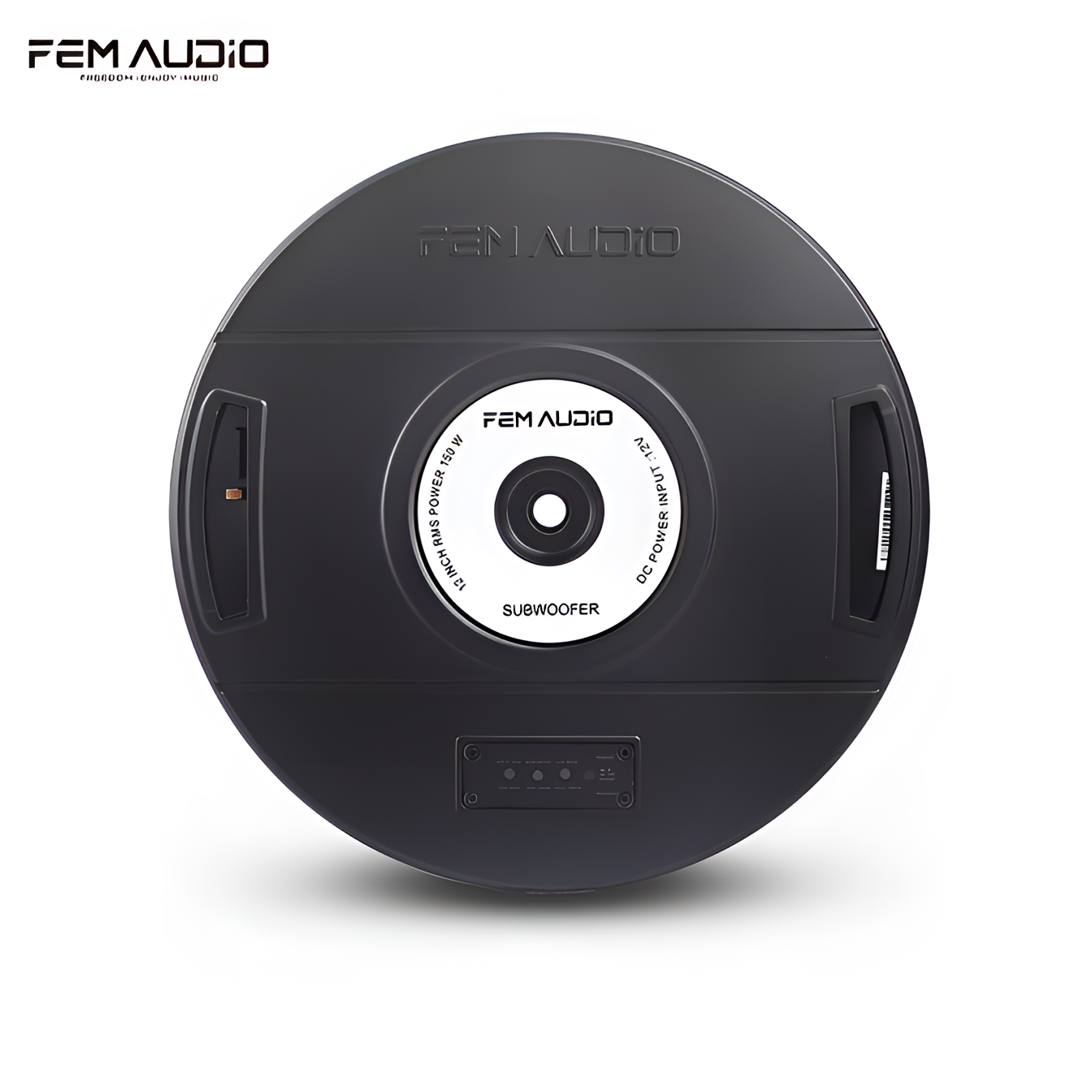 FEM非名12寸车载有源后备箱备胎重低音炮备胎低音炮