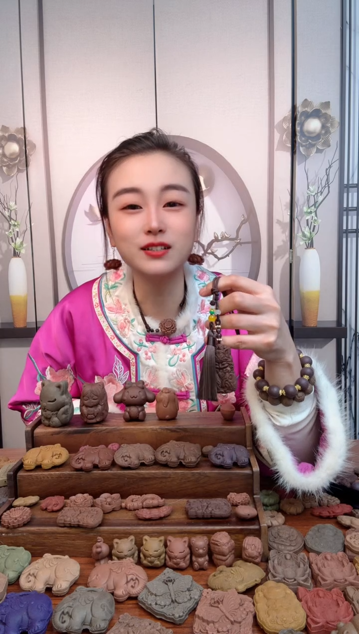 【闪购商品】泥塑天木藏香凤九车挂设计款