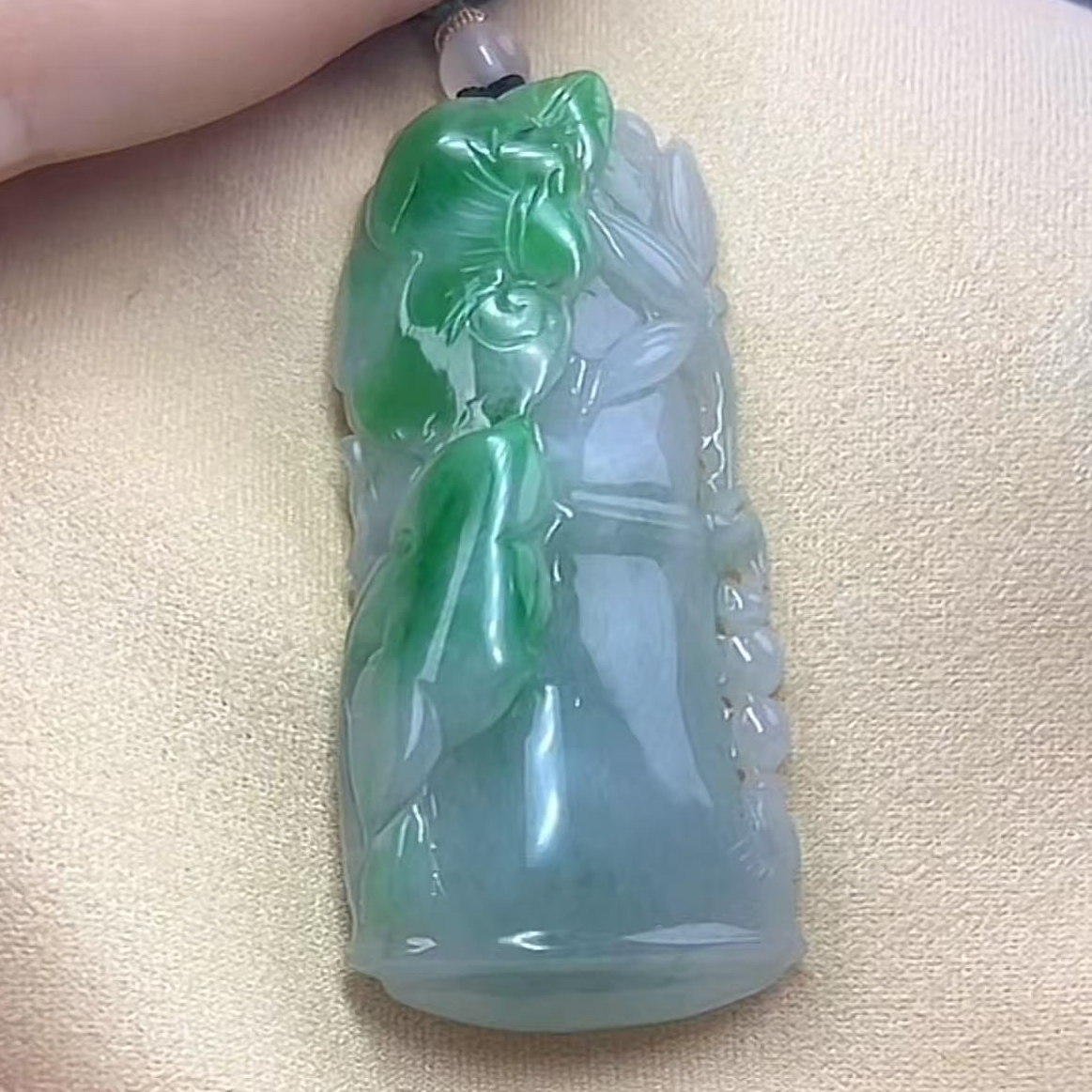 天然A货翡翠  W71040