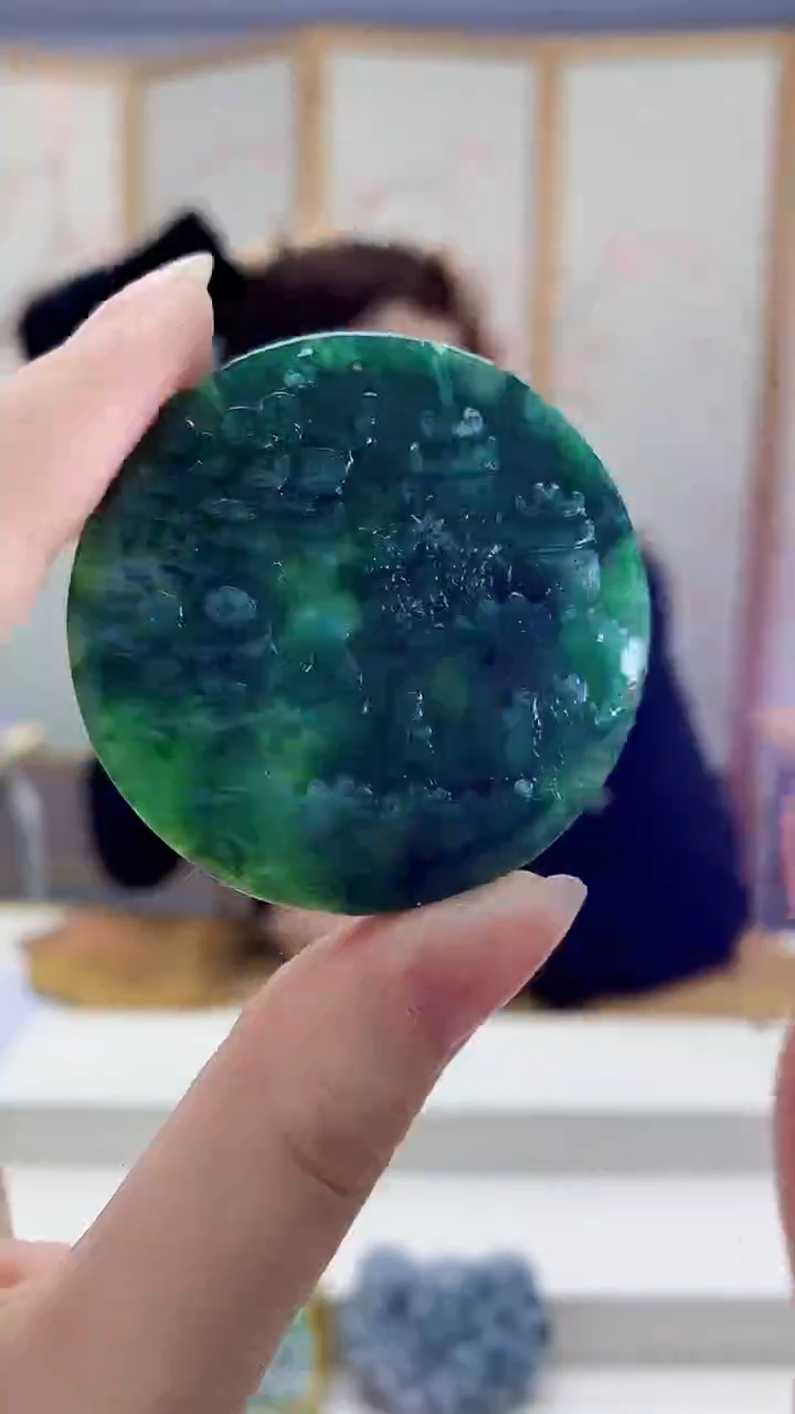 未镶嵌定制翡翠4829ry-毛货挂件48