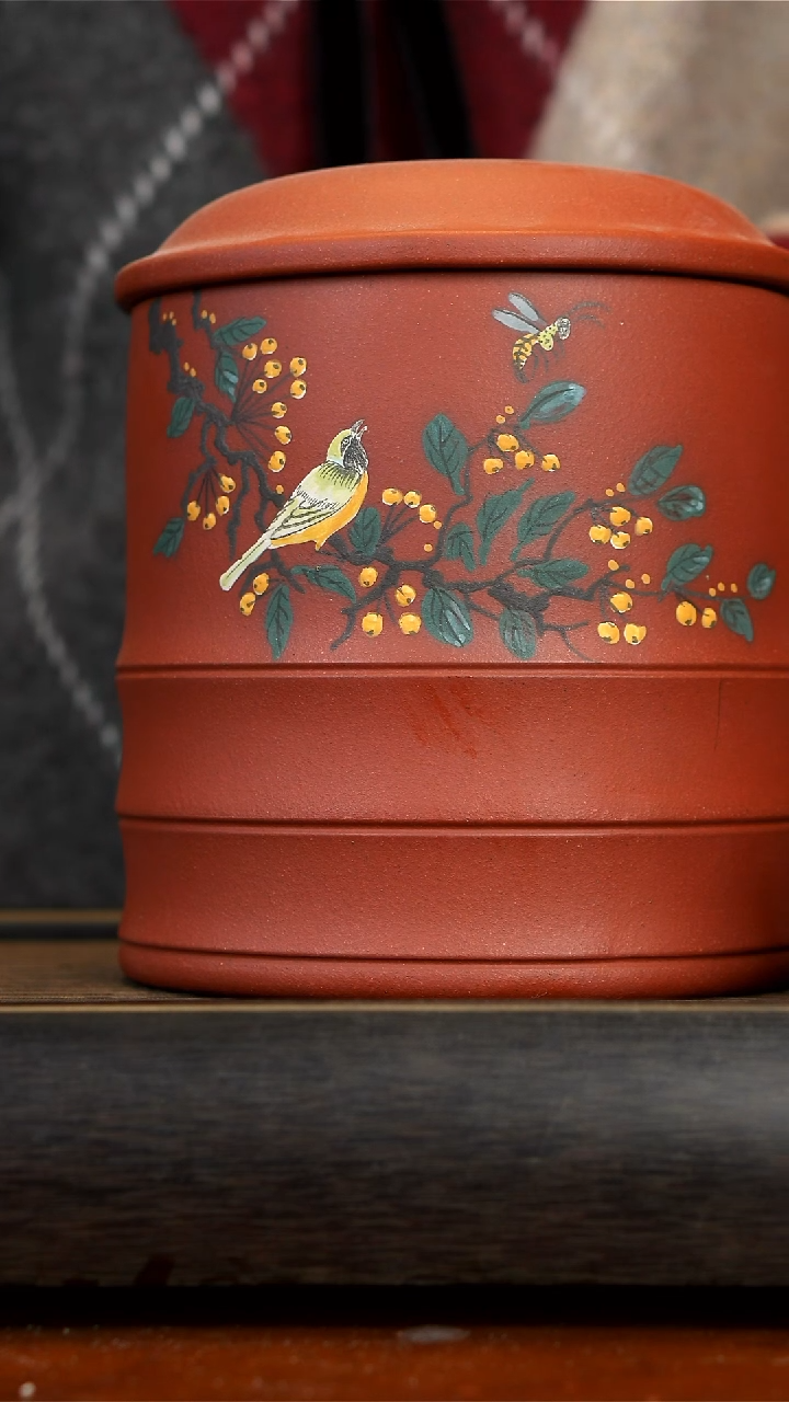 【闪购商品】紫砂茶壶念一紫砂  茶叶罐