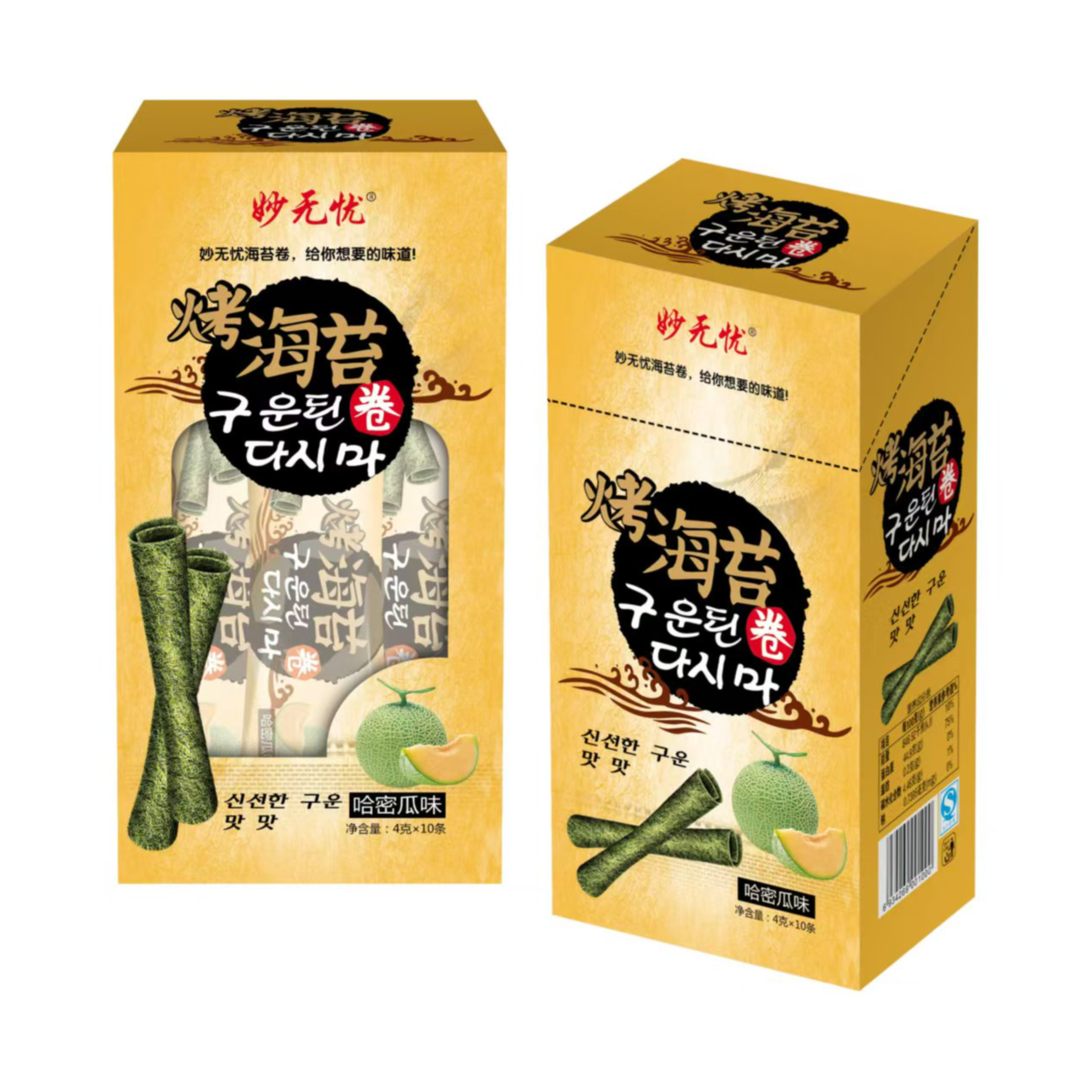 妙无忧烤海苔卷休闲零食美味
