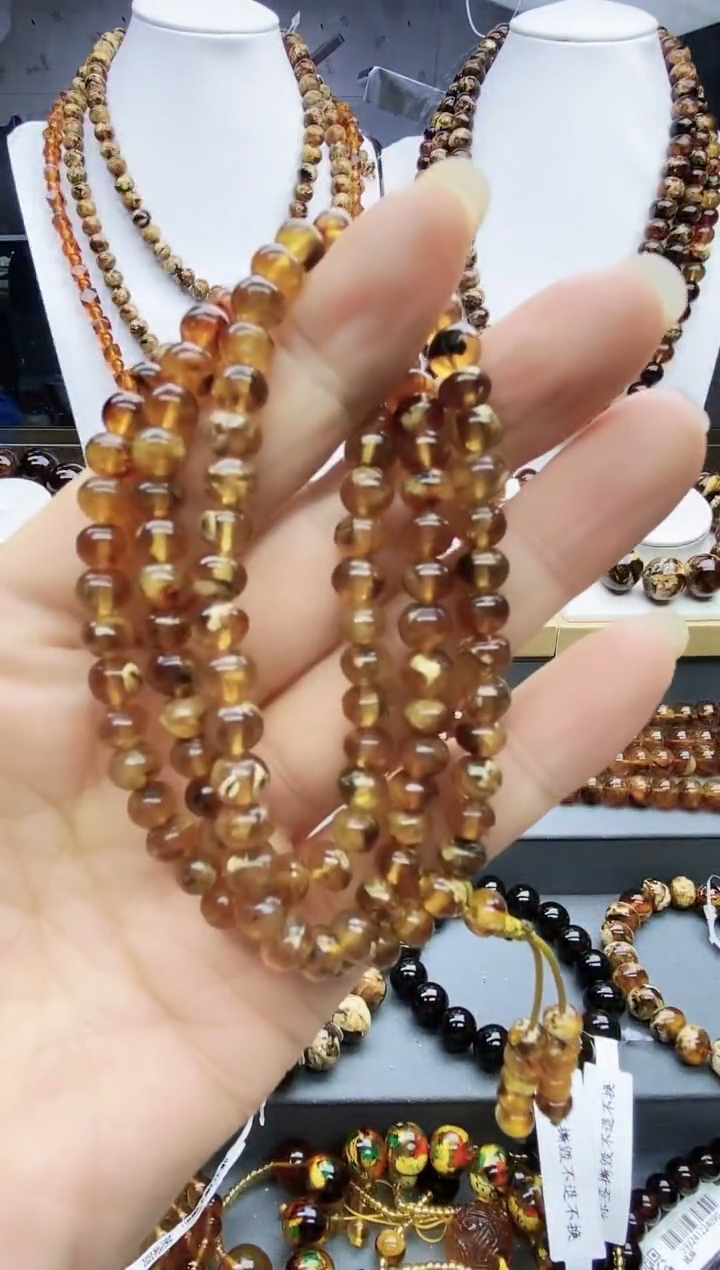 【闪购商品】琥珀颈饰未镶嵌6琥珀